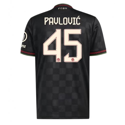 Stroje piłkarskie Bayern Munich Aleksandar Pavlovic #45 Koszulka Trzeciej 2025-26 Krótki Rękaw